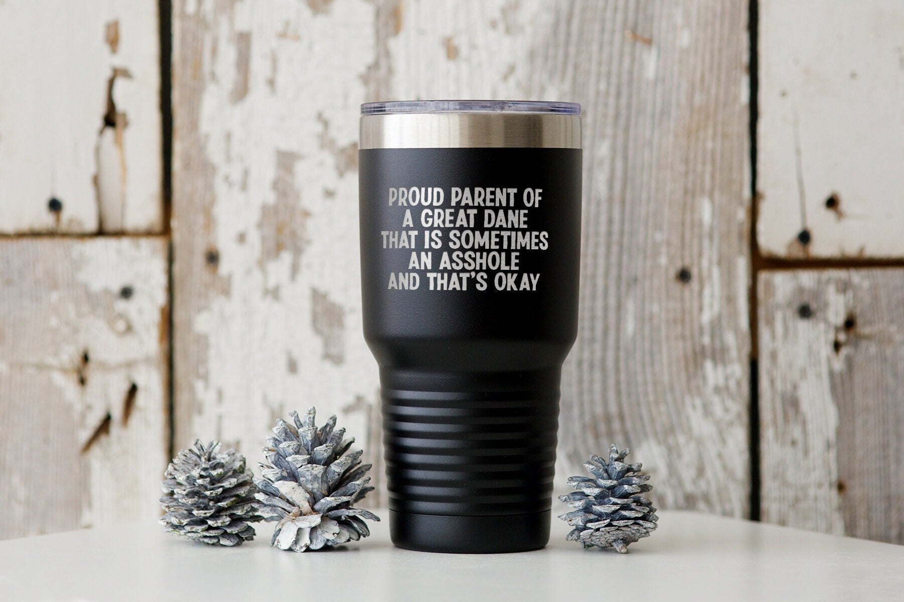 Great Dane Dog Mom Dad Owner Lover Tumbler Funny Appreciation Gifts Wine Lover Travel Coffee Mug Birthday Gift For Men and Women Graphic Tee – Bold Style · Top Pick For Any Outfit