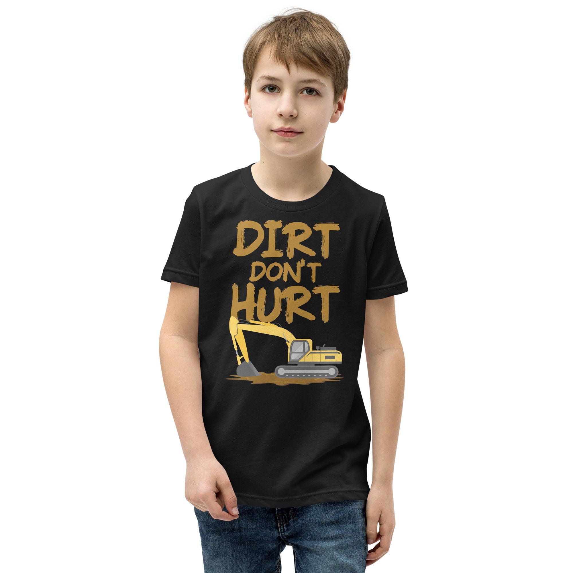 Dirt Don39t Hurt Kid39s Shirt Excavator Graphic Tee – Cozy Vibes · Must-Have Style