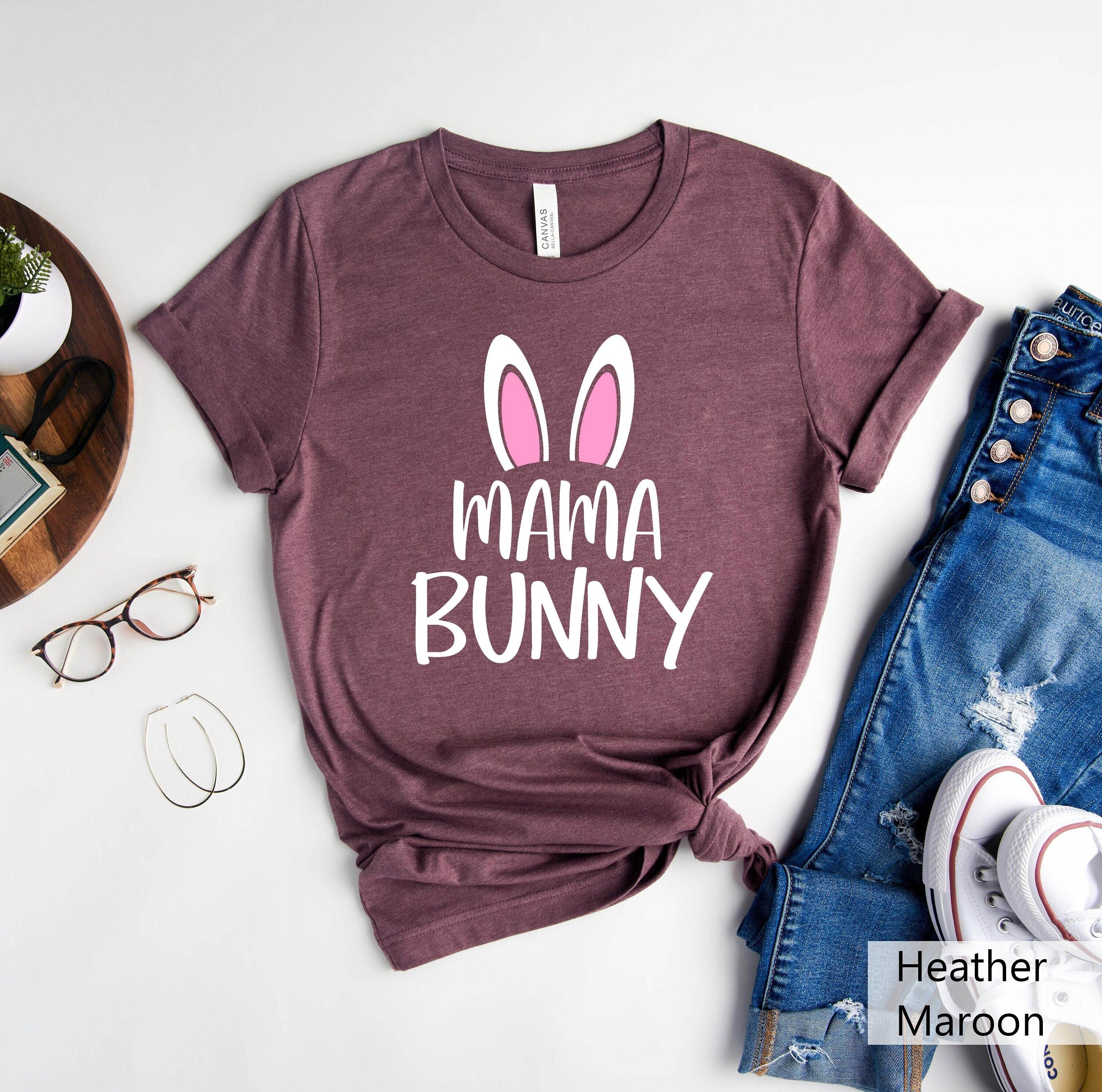 Mama Bunny ShirtEaster Mom ShirtMom BunnyFunny Mama Shirt Easter Shirt Cute Bunny ShirtGift For EasterMatching Easter Shirt Graphic Tee – Aesthetic Look · Trending Graphic Apparel