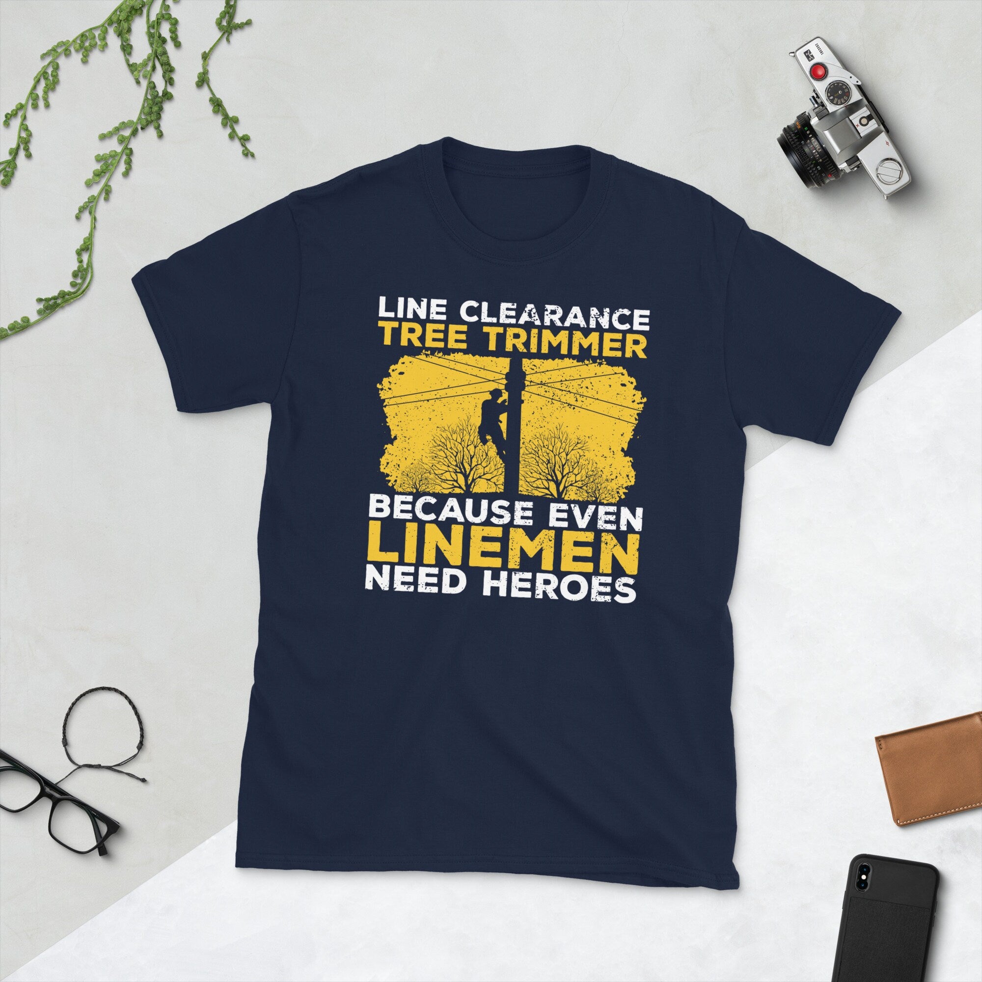 Line Clearance Tree Trimmer Hero T Shirt Graphic Tee – Cozy Vibes · Perfect For Daily Wear