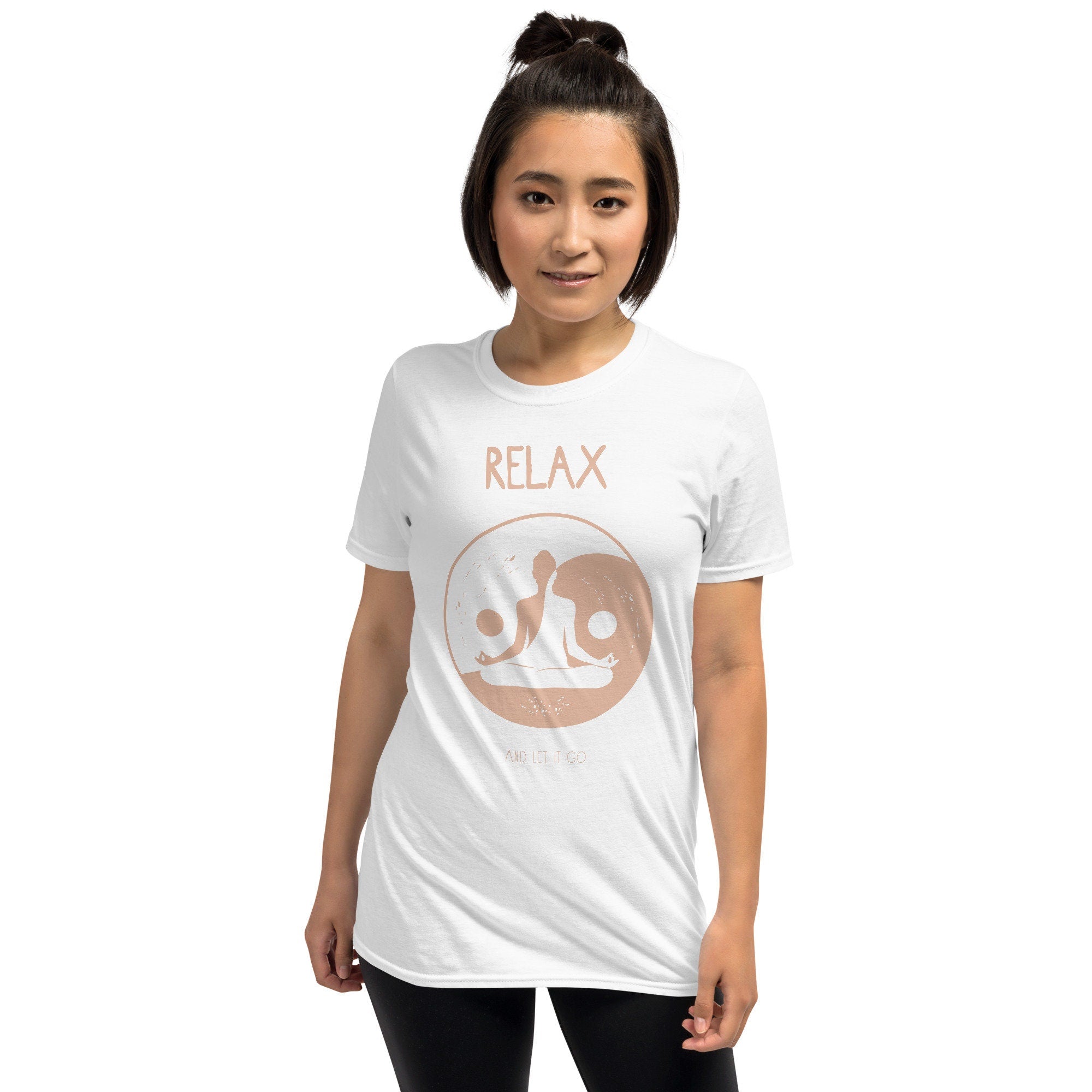Yin Yang Meditation T Shirt Graphic Tee – Easygoing Wear · Must-Have Style