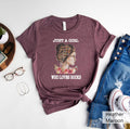 Just A Girl Who Loves Books Shirt Book Lover Shirt Reading ShirtGift For Librarian Book Reader Tee Book Nerd T shirtBookworm Shirt Graphic Tee – Aesthetic Look · Trending Graphic Apparel