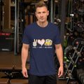 Peace Love School Bus Driver Unisex t shirt Graphic Tee – Feel-Good Design · Must-Have Style