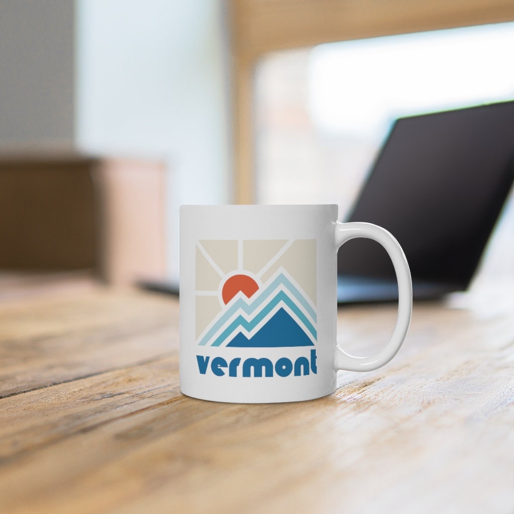 Vermont Mug Ceramic Vermont Mug Vermont Coffee Mug Personalization Available Graphic Tee – Aesthetic Look · Trending Graphic Apparel
