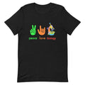 Peace Love Biolog Short sleeve unisex t shirt Graphic Tee – Fan Favorite · Perfect For Daily Wear