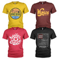 Venice Beach California Summer Men39s Crew Neck T Shirt 4 Pack 3624 Graphic Tee – Warm & Stylish · Great Gift For Fans
