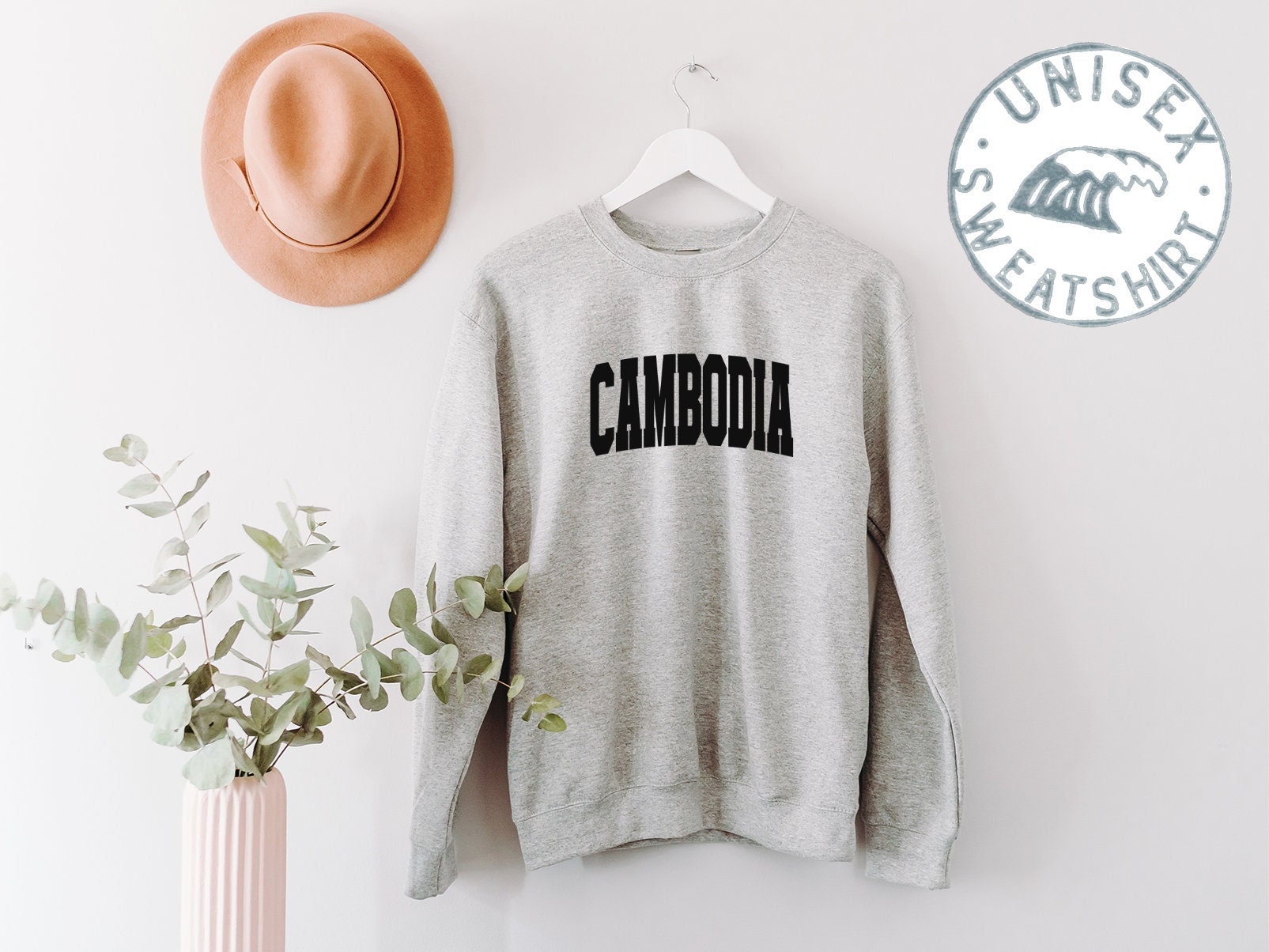 Cambodia Moving Away Sweatshirt Funny Sweater Shirt Birthday Gifts for Men and Women Sweatshirt – Everyday Comfort · High-Quality Print