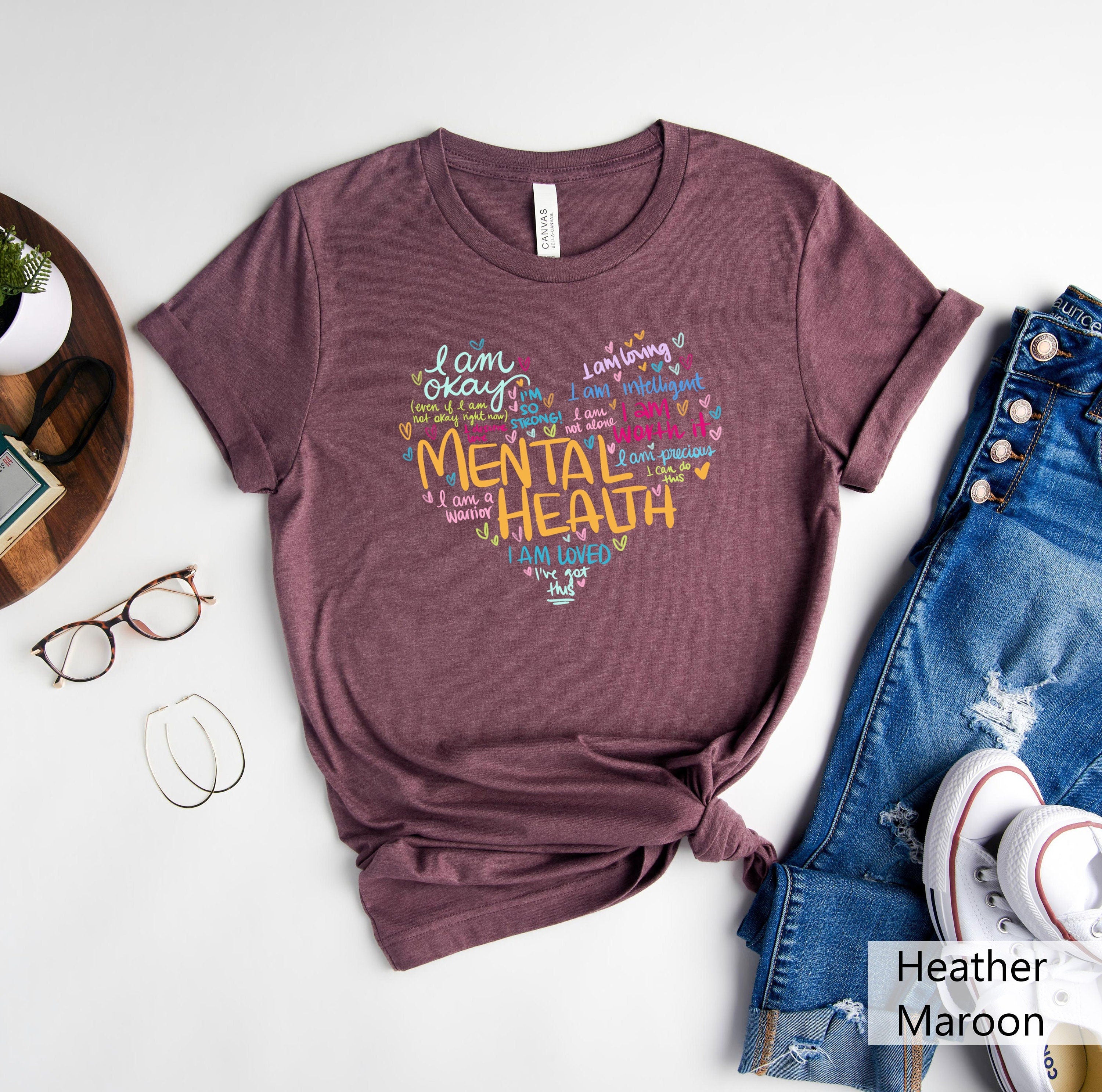 Mental Health Shirt Be Kind To Your Mind TeeMental Health MattersPositivity Shirt Anxiety Shirt Therapist Tee Psychologist Shirt Graphic Tee – Fan Favorite · Must-Have Style