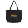 Peace Love Brown Sugar Lips Large organic tote bag Tote Bag – Fan Favorite · Perfect For Daily Wear
