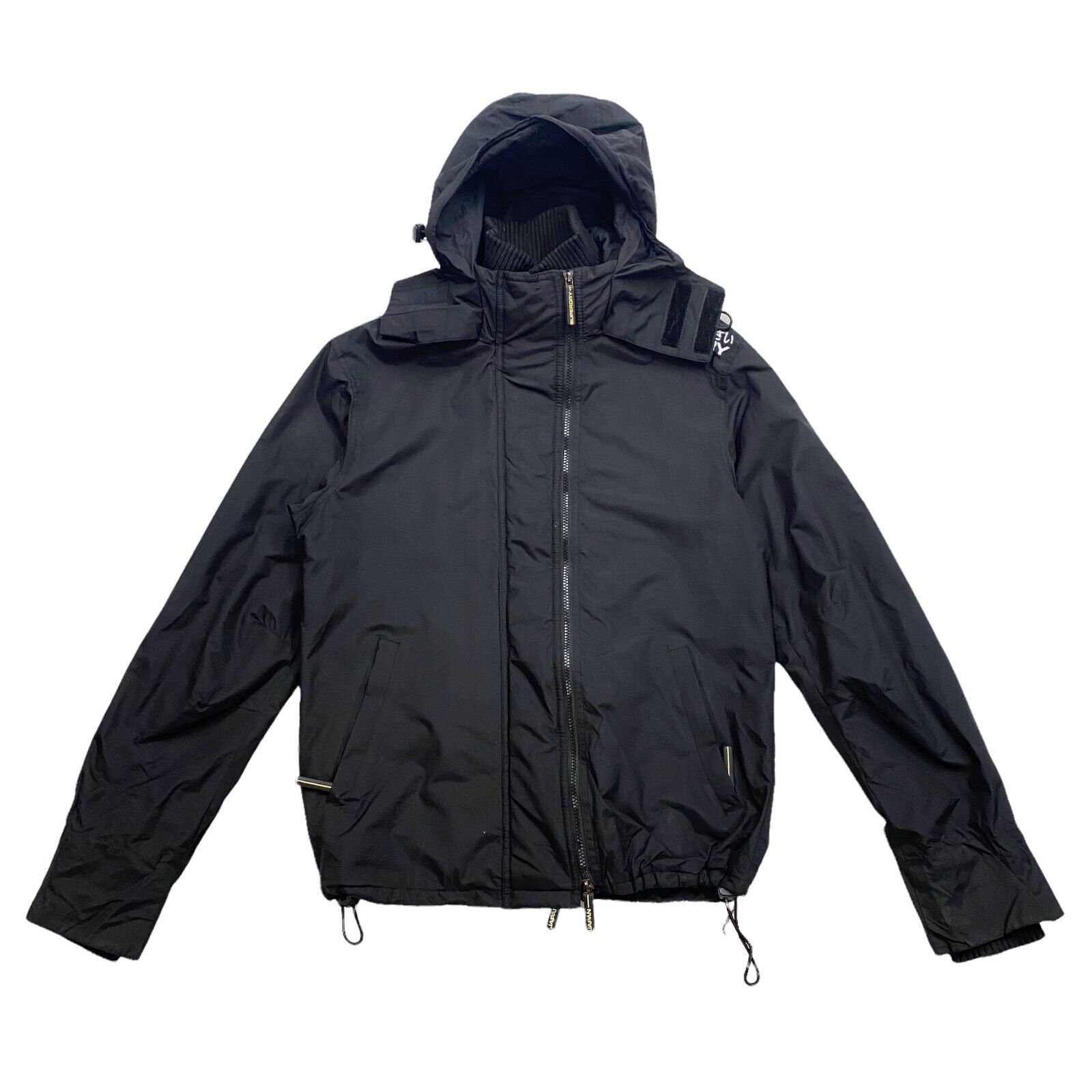 Superdry The Windcheater Lined Rain Coat Jacket Vintage Designer Large Black Graphic Tee – Warm & Stylish · Must-Have Style