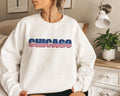Chicago Illinois Sweatshirt Stars Stripes Adult Unisex Chicago Sweatshirt Personalization Available Sweatshirt – Bold Style · Must-Have Style