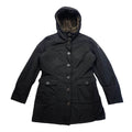 Refrigue Womens Fluffy Lined Hooded Jacket Vintage Luxury Designer Black Coat Graphic Tee – Feel-Good Design · Trending Graphic Apparel