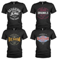 Raw Denim Men39s Casual Jeanswear 4 Pack Crew Neck T Shirts Graphic Tee – Soft Feel · Must-Have Style
