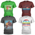 Venice Beach California Summer Men39s Crew Neck T Shirt 4 Pack 4132 Graphic Tee – Bold Style · Great Gift For Fans