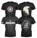 Men39s Patriot Maga Army Military USA T Shirt 4 Pack Graphic Tee – Fan Favorite · Perfect For Daily Wear