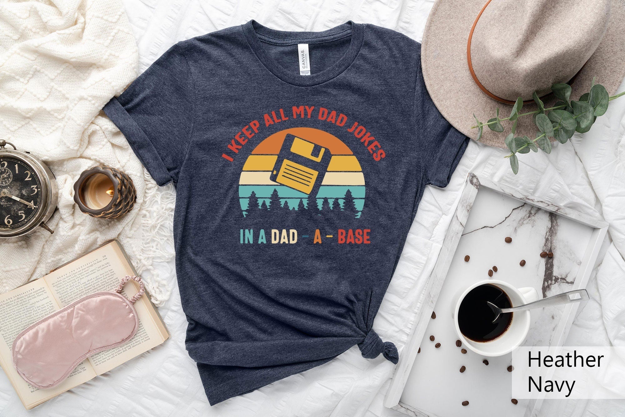 Retro Funny I Keep All My Dad Jokes In A Dad a base Dad Daddy Father39s Day Best Dad New Dad Graphic TShirt for Men Graphic Tee – Premium Graphic · High-Quality Print
