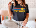 Fort Worth Texas Shirt Retro Sunset Unisex Fort Worth TShirt Personalization Available Graphic Tee – Aesthetic Look · Great Gift For Fans