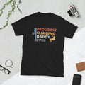 Proudest Climbing Daddy Ever Tshirt Preoud Rock Climber Dad Shirt Graphic Tee – Cozy Vibes · Must-Have Style