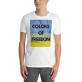 Colors Of Freedom Usyk Ukraine Short Sleeve Unisex T Shirt Graphic Tee – Everyday Comfort · Great Gift For Fans