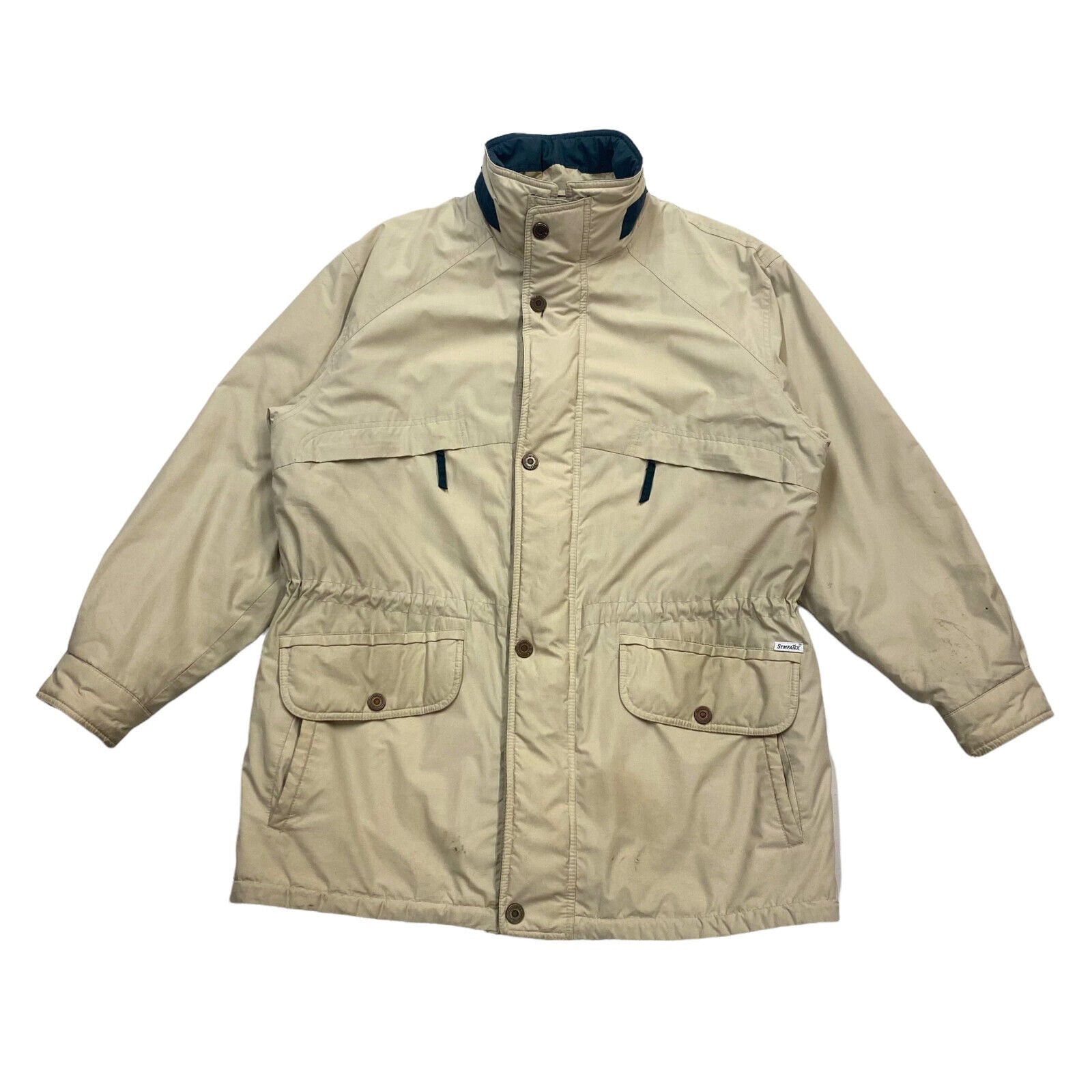 Sympatex Mid Length Cotton Polyester Quilted Winter Coat Vintage Beige VTG Graphic Tee – Cozy Vibes · Top Pick For Any Outfit
