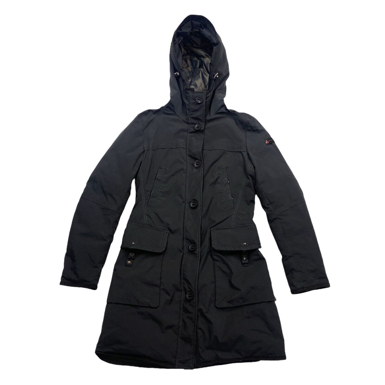 Peuterey Long Womens Down Padded Coat Vintage Designer Black Quilted Hoodie Hoodie – Aesthetic Look · Trending Graphic Apparel