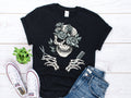 Hairdresser With Skull Shirt Gift For Hairdresser Shirt Barber T shirt Cosmetologist Hairdresser Gift Hair Salon Shirt Barber Shirt Graphic Tee – Easygoing Wear · Perfect For Daily Wear