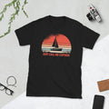 Sailing Shirt Retro Sunset Captain Tshirt Sailing Boat Just Call Me Captain Sailor Gift Graphic Tee – Bold Style · High-Quality Print
