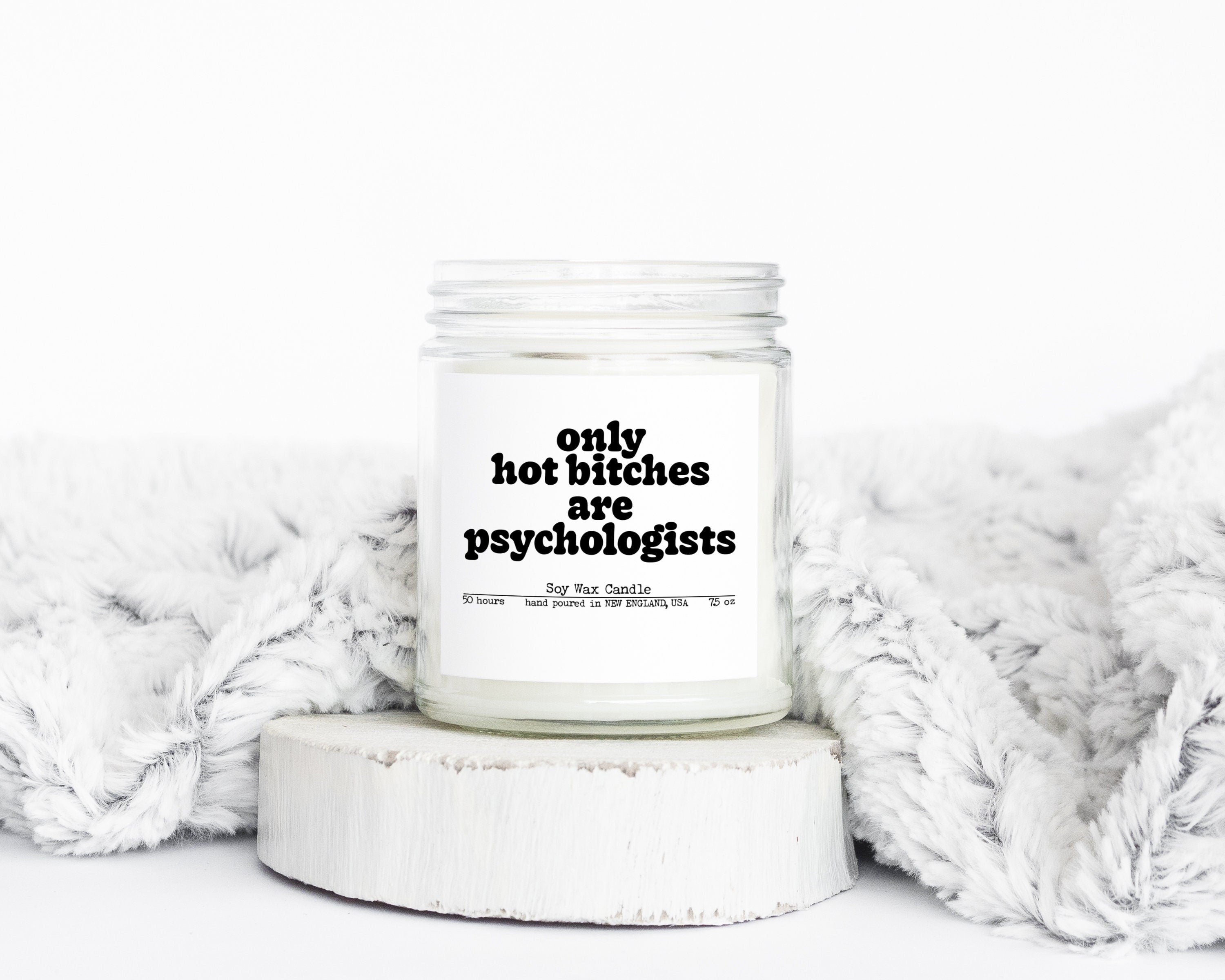 Psychology Psychologist Graduation Gifts Funny Candle Housewarming Soy Wax Scented Decor Graphic Tee – Warm & Stylish · Great Gift For Fans