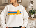 Hilton Head South Carolina Sweatshirt Retro Sunset Unisex Hilton Head Sweater Personalization Available Sweatshirt – Everyday Comfort · Perfect For Daily Wear