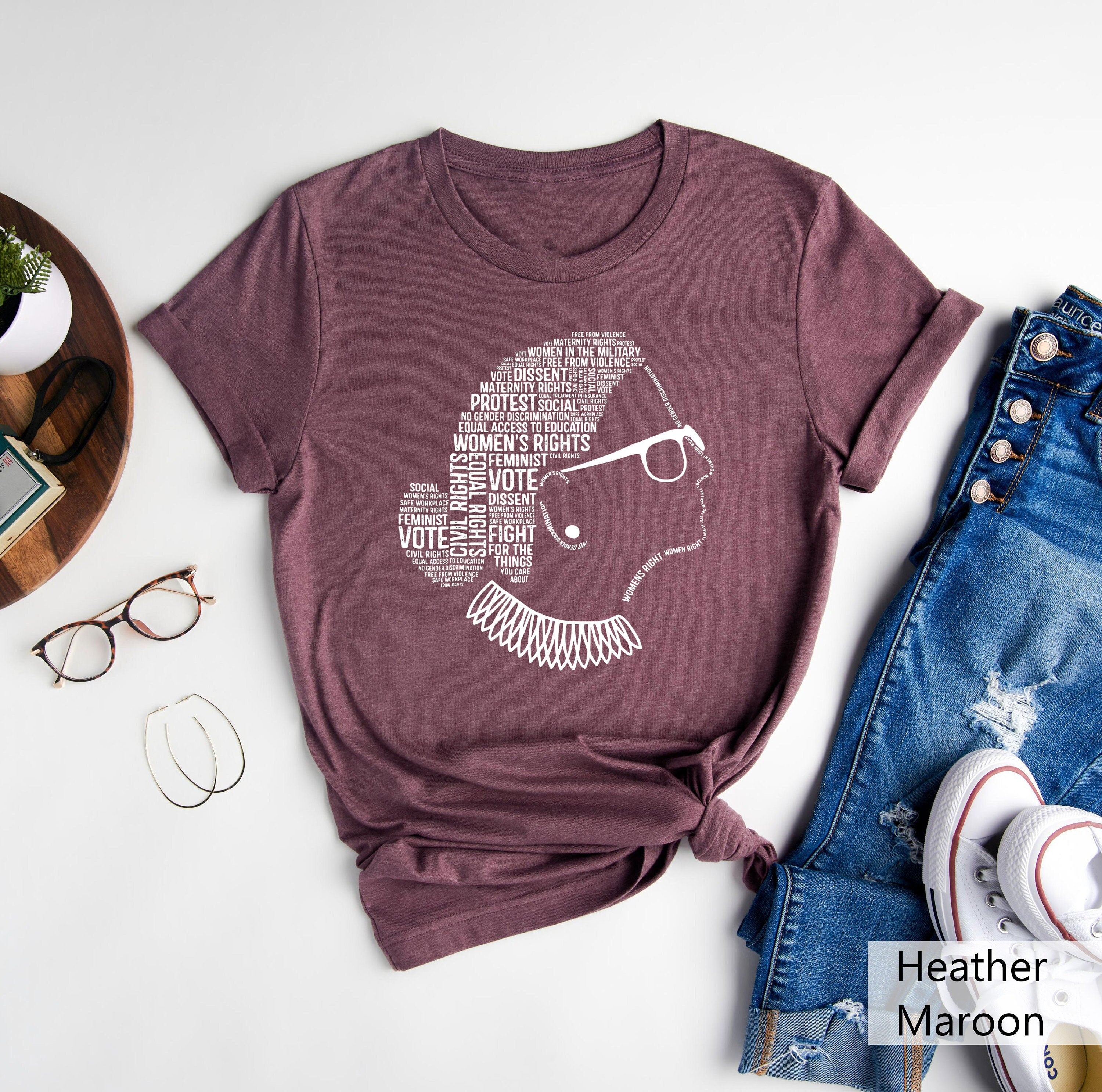 RBG Shirt For Feminists Pro Choice Shirt Shirt Gift Idea For Feminists Women39s Rights Shirt Roe V Wade Shirt Political Or Protest Shirt Graphic Tee – Easygoing Wear · Trending Graphic Apparel