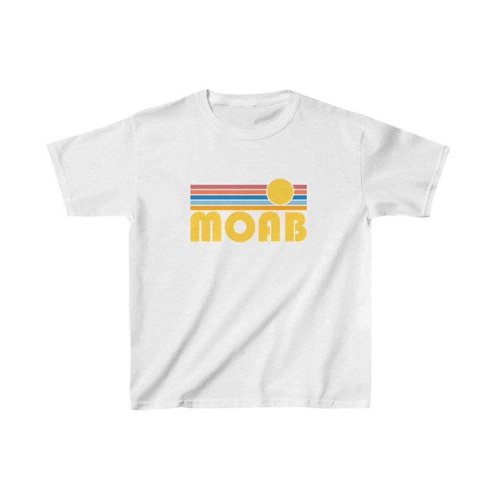 Moab Utah Youth Shirt Retro Sunrise Moab Kid39s TShirt Personalization Available Graphic Tee – Everyday Comfort · Must-Have Style