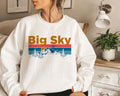 Big Sky Montana Sweatshirt Mountain Sunset Unisex Big Sky Sweatshirt Personalization Available Sweatshirt – Easygoing Wear · Must-Have Style