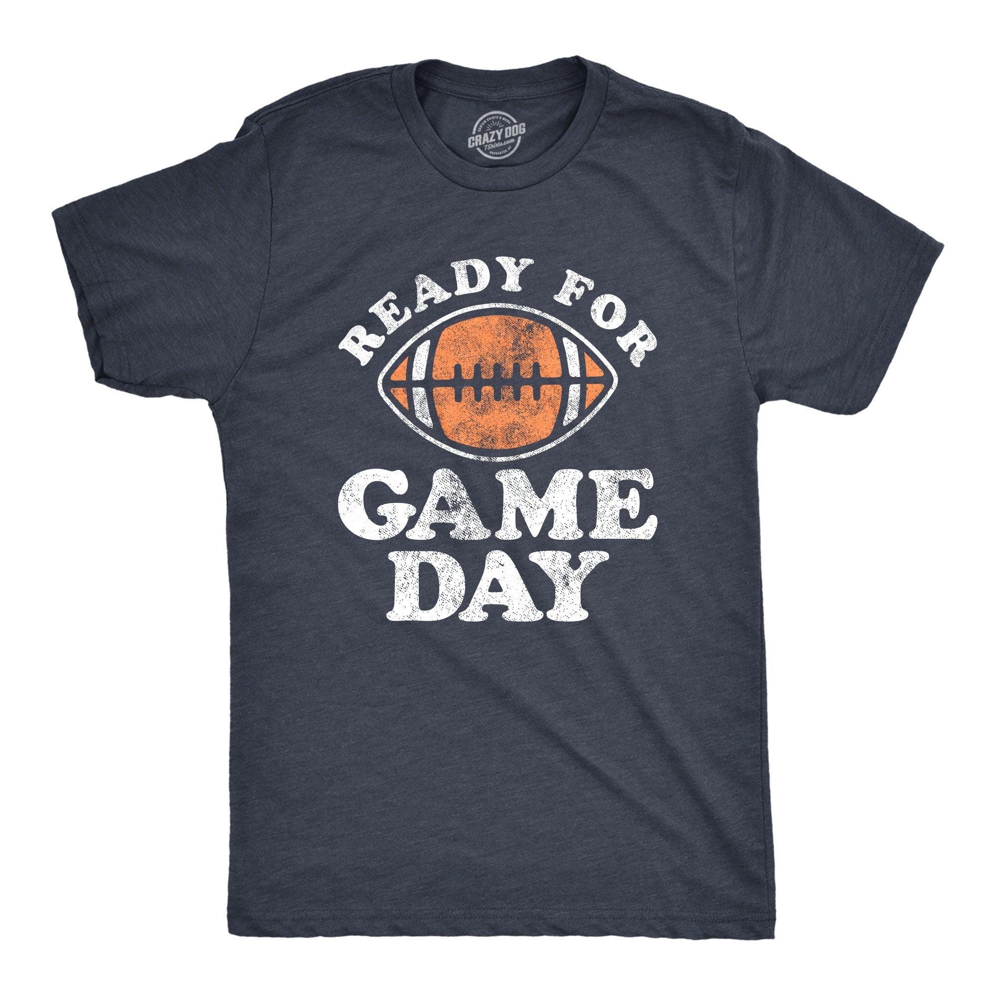 Mens Vintage Football Shirt American Football Lovers Gifts Funny Football Ball Tee Man Sunday Funday Shirt Ready For Game Day Graphic Tee – Warm & Stylish · High-Quality Print
