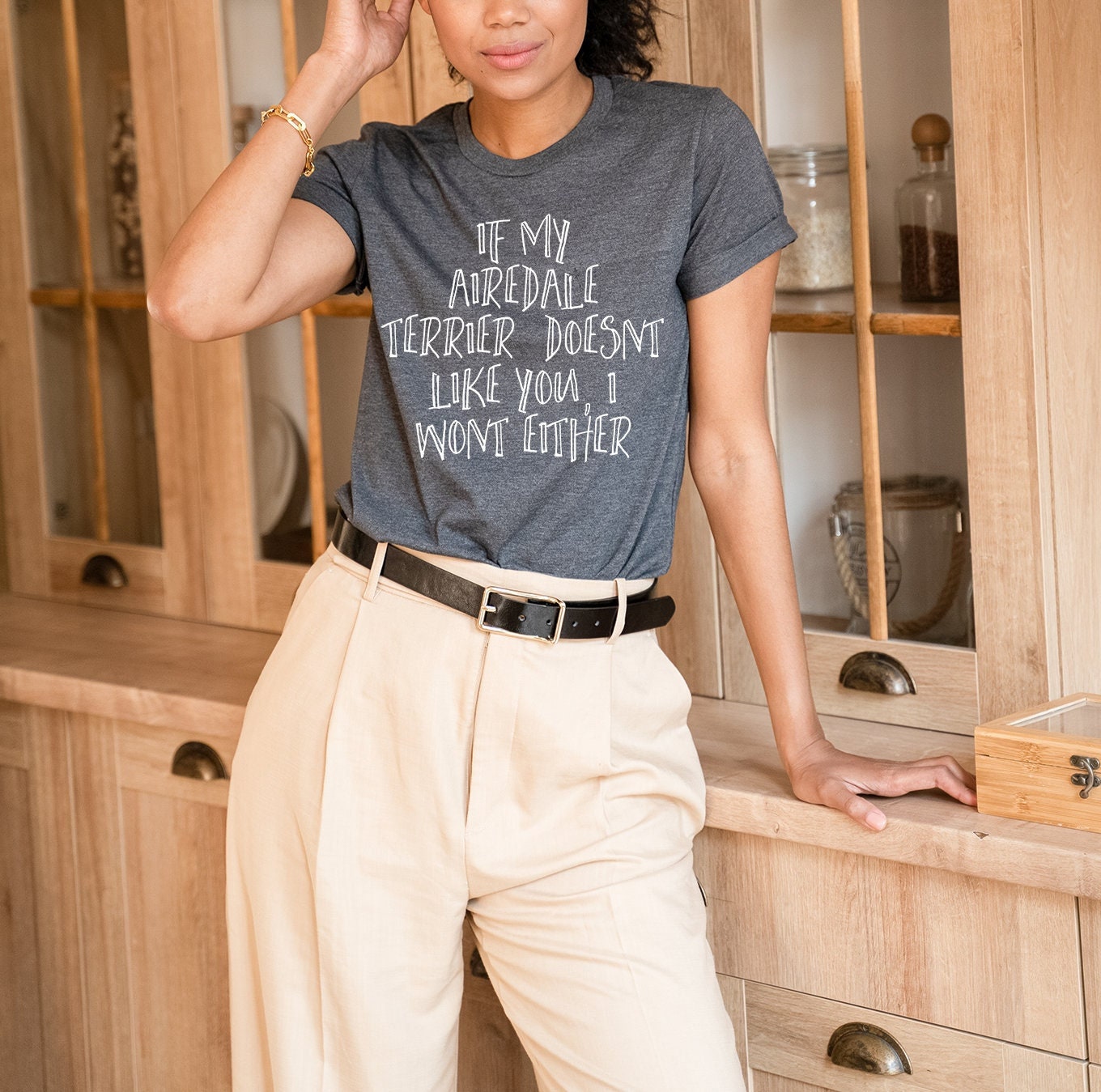Airedale Terrier Gifts Airedale Terrier Shirt Airedale Terrier Tshirt Airedale Terrier Birthday Gifts for Men and Women Graphic Tee – Feel-Good Design · Must-Have Style