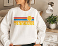 Tennessee Sweatshirt Retro Ombre Sun Unisex Tennessee Sweatshirt Personalization Available Sweatshirt – Everyday Comfort · Must-Have Style