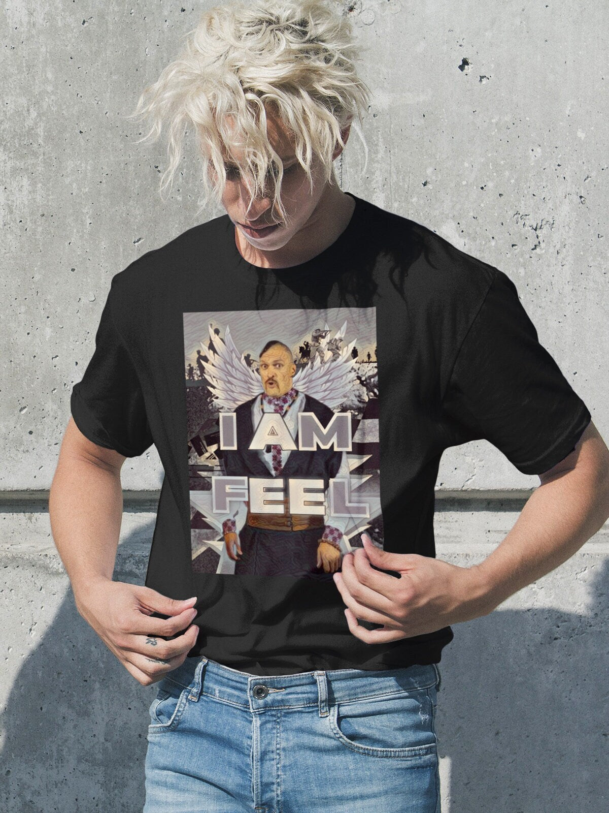 I Am Feel Usyk Short Sleeve Unisex T Shirt Graphic Tee – Aesthetic Look · Must-Have Style