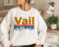 Vail Sweatshirt Mountain Sunset Unisex Vail Colorado Sweatshirt Personalization Available Sweatshirt – Soft Feel · Must-Have Style