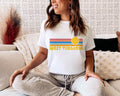 West Virginia TShirt Retro Sunset Adult Unisex West Virginia T Shirt Personalization Available Graphic Tee – Aesthetic Look · Must-Have Style
