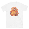 Retro Rainbow Floral vintage Hippie Spooky Season Unisex T Shirt Graphic Tee – Warm & Stylish · Top Pick For Any Outfit