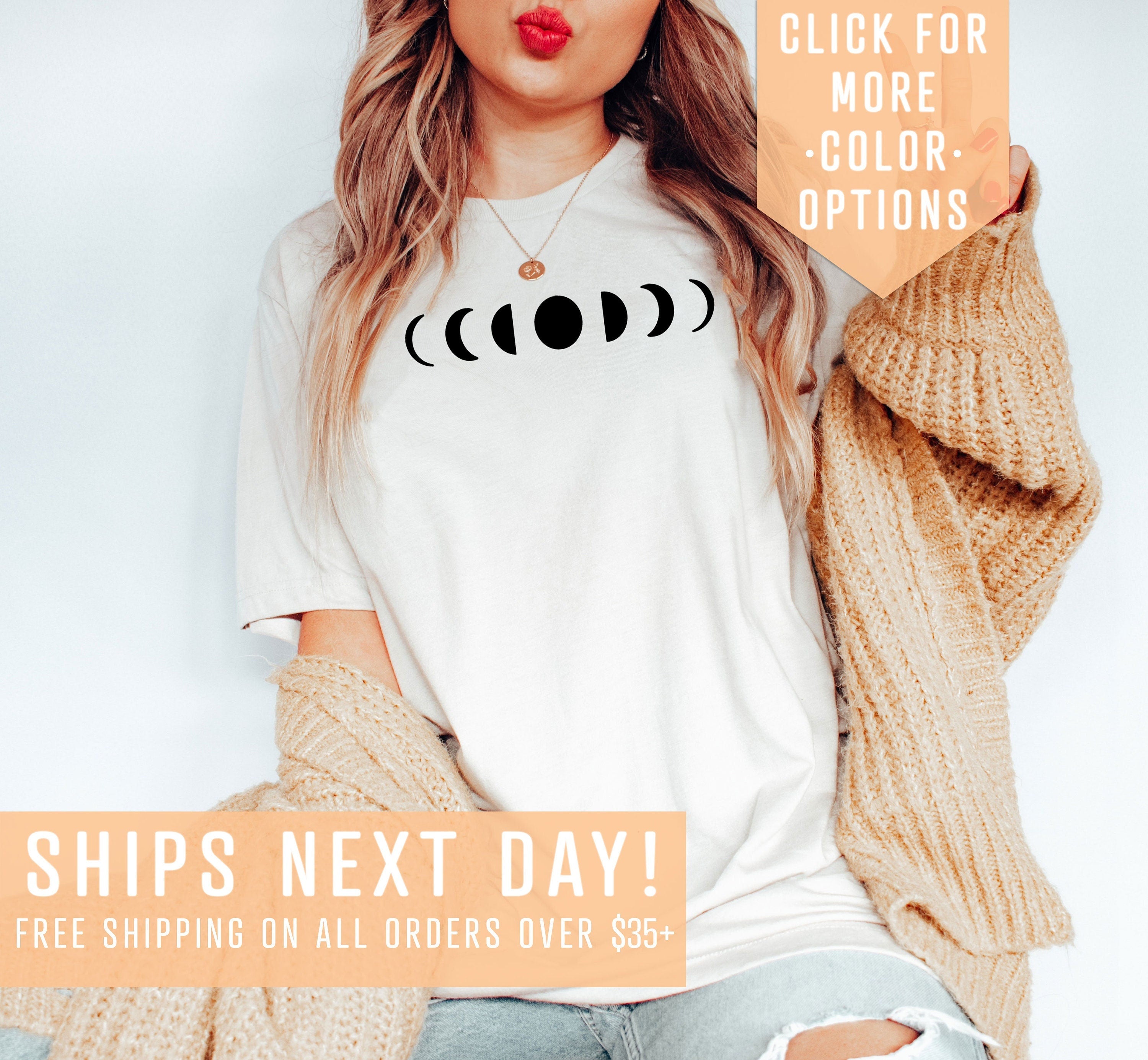 Moon Phase Shirt Gift For Witchcraft Lover WomenMystical Moon ShirtCelestial Aesthetic ClothingWitchy TshirtMystical ShirtAstrology Tee Graphic Tee – Easygoing Wear · Perfect For Daily Wear