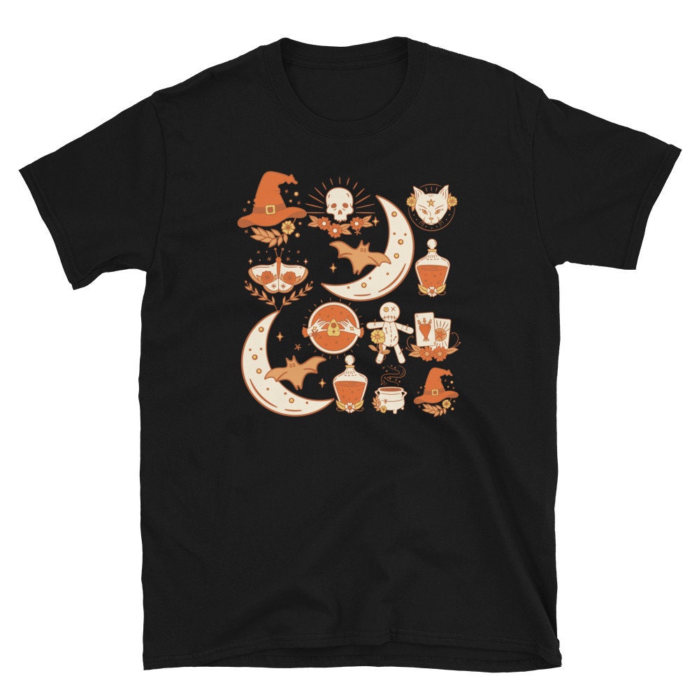 Halloween Witchcraft Witchy Witch T Shirt Graphic Tee – Feel-Good Design · High-Quality Print