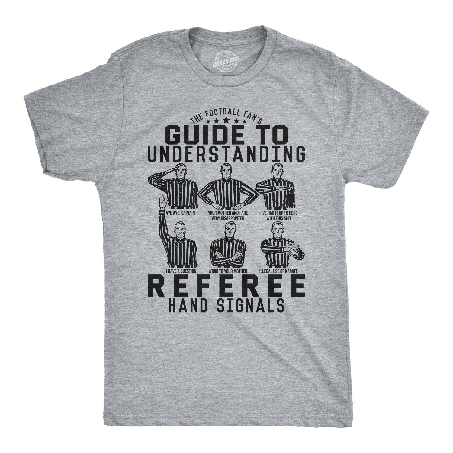 Sarcastic Football Shirt Football Lovers Gifts Funny Football Tee Sunday Funday Shirt Referee Hand Signals Funny Football Shirts Graphic Tee – Cozy Vibes · Must-Have Style