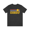 Cardif California TShirt Retro Sunrise Adult Unisex Cardif TShirt Personalization Available Graphic Tee – Aesthetic Look · High-Quality Print