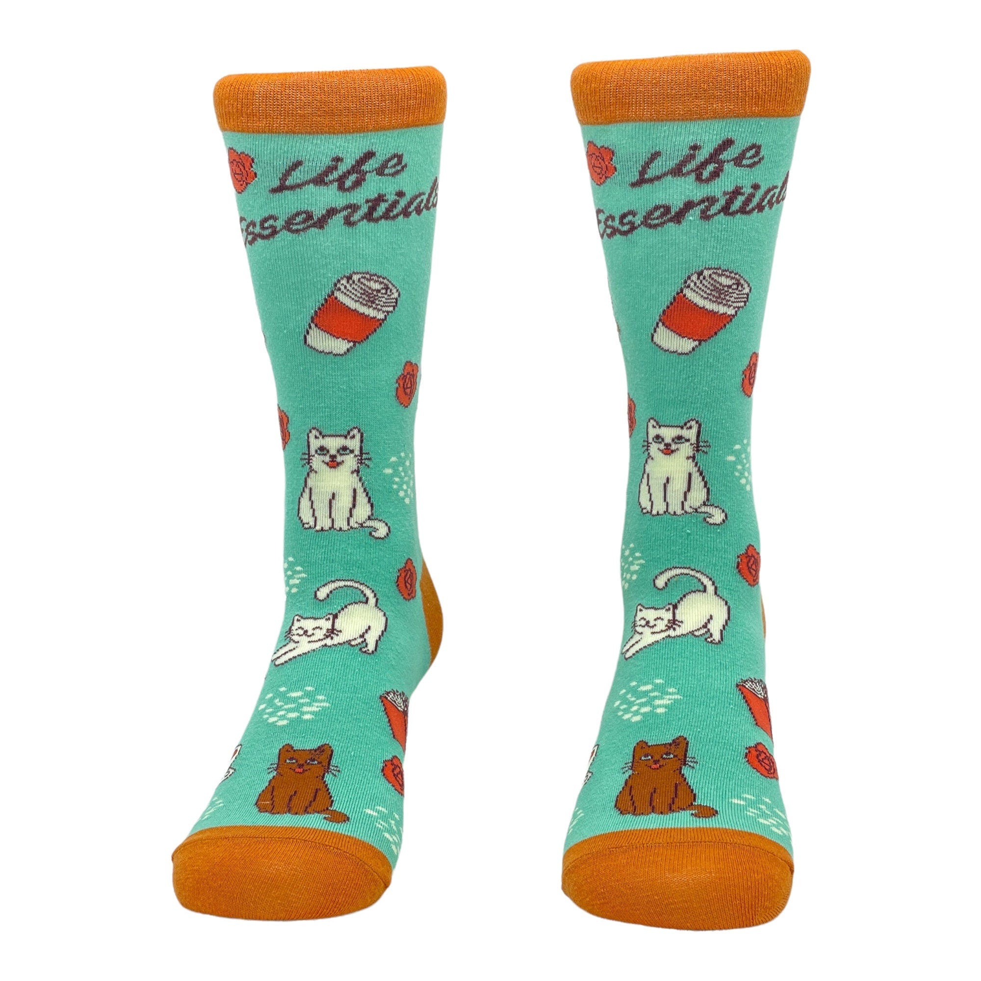 Life Essentials Socks Womens Coffee Socks Cute Womens Socks Cat SocksNovelty Socks Womens Cat Coffee Socks Reading Socks Book Socks Graphic Tee – Feel-Good Design · Trending Graphic Apparel