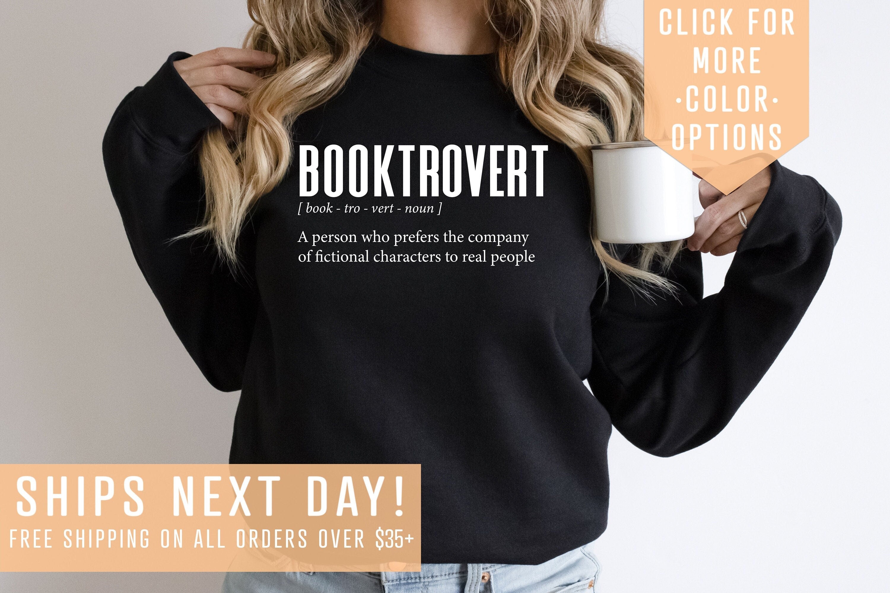Booktrovert Sweatshirt Gift For Book Lover Book Definition Sweatshirt Librarian HoodieNerd Hoodie Library Lover OutfitBookworm Clothing Hoodie – Easygoing Wear · Perfect For Daily Wear
