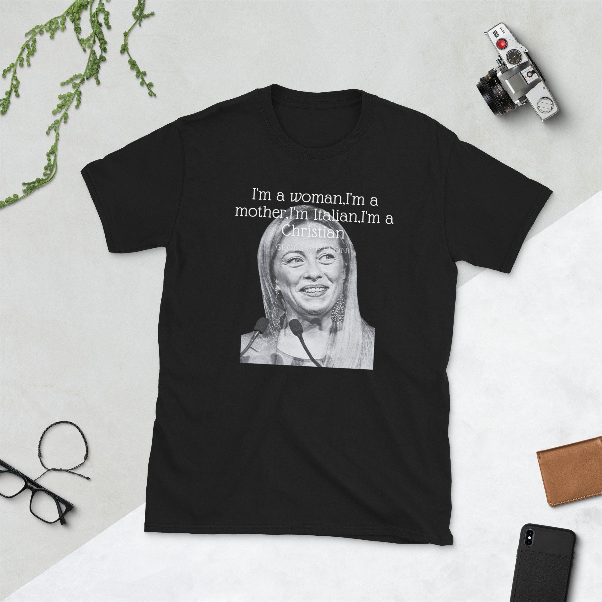 Georgia Meloni Short Sleeve Unisex T Shirt Graphic Tee – Everyday Comfort · Great Gift For Fans
