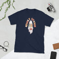 Spooky Season Ghost with Flowers T Shirt Graphic Tee – Fan Favorite · Top Pick For Any Outfit