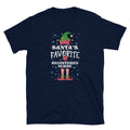 Registered Nurse Xmas Gift Santa39s Favorite Registered Nurse Shirt Graphic Tee – Warm & Stylish · High-Quality Print