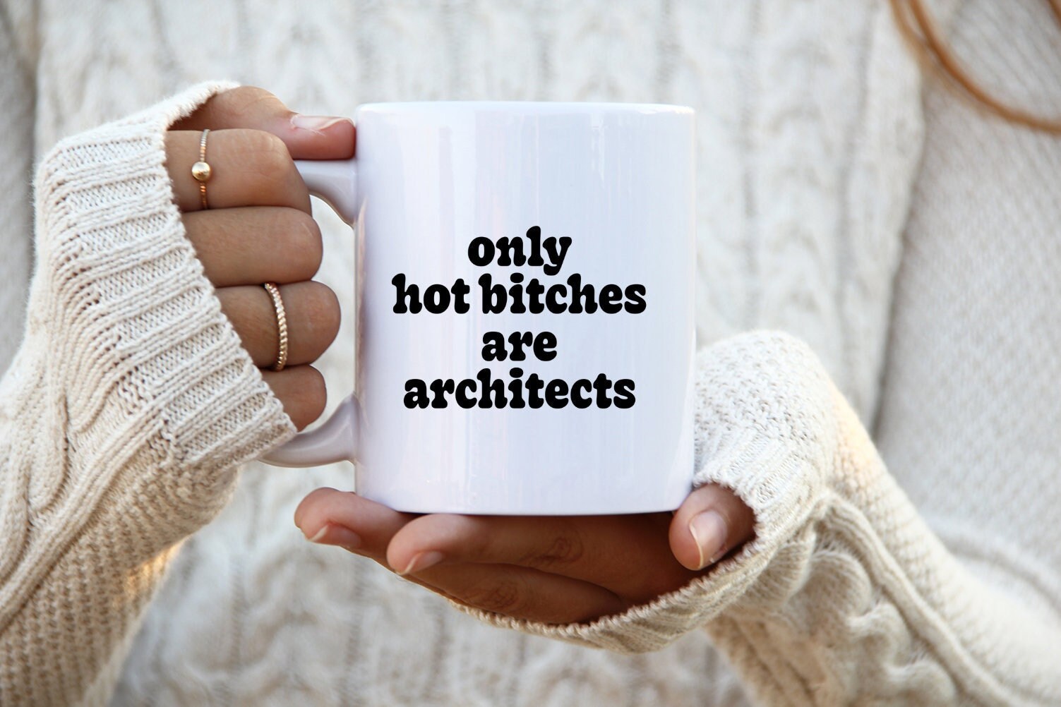 Architect Architecture Grad Graduation Hot Bitches Mug Gifts Funny Coffee Cup Men Women Him Her Graphic Tee – Aesthetic Look · Perfect For Daily Wear