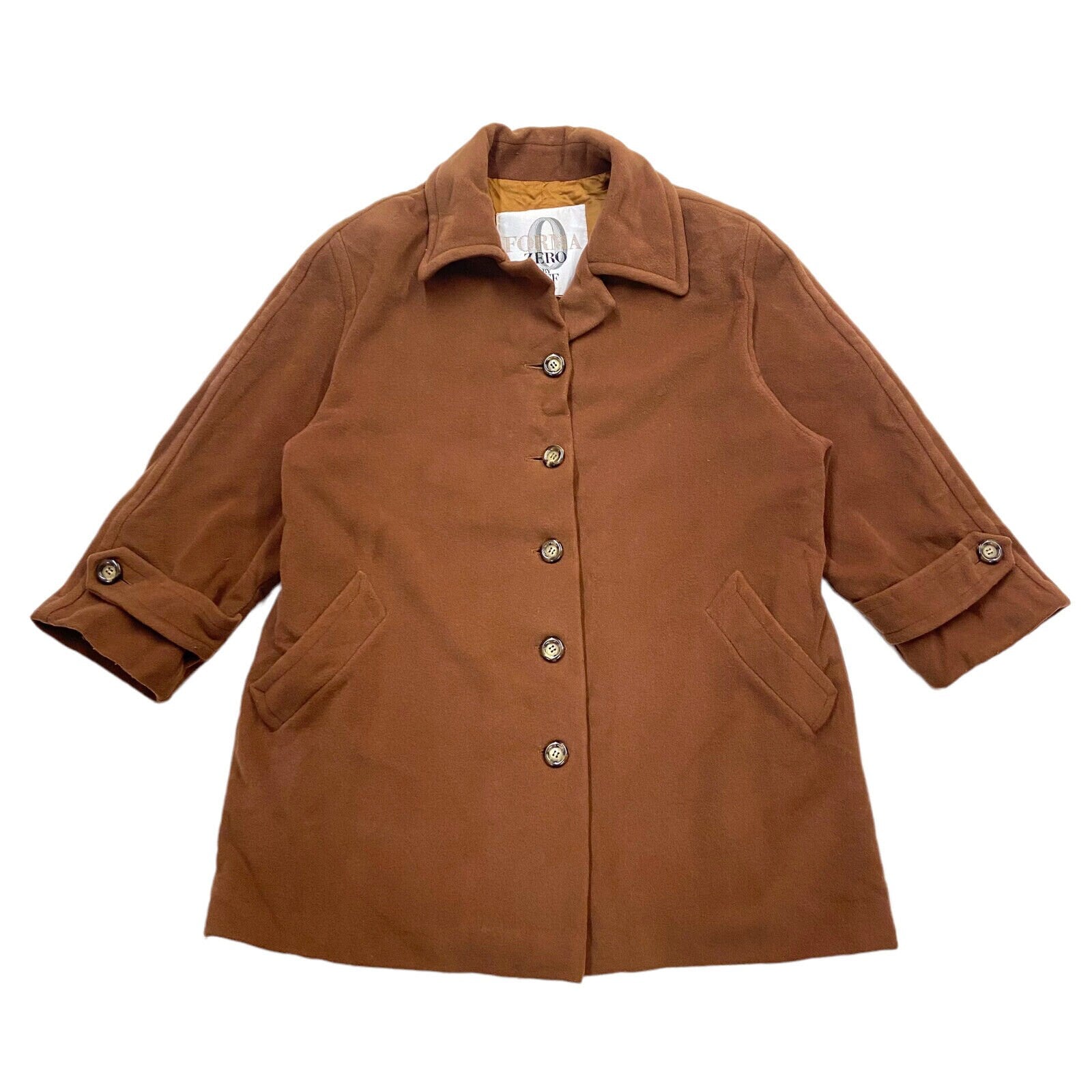 Forma Zero By Gianfranco Ferre Womens Wool Coat Vintage Designer Brown VTG Graphic Tee – Soft Feel · Great Gift For Fans
